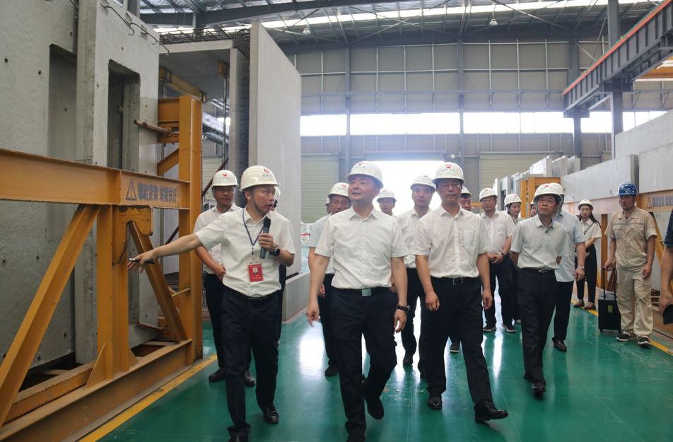 江西省人民政府副省長陳敏到市政遠大公司調研裝配式建筑產業(yè)發(fā)展情況