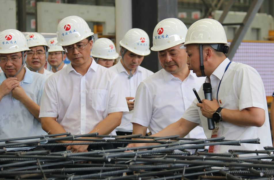 江西省人民政府副省長陳敏到市政遠大公司調研裝配式建筑產業(yè)發(fā)展情況